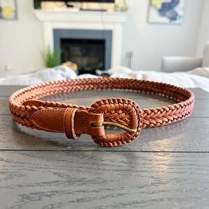 Vintage woven braided belt